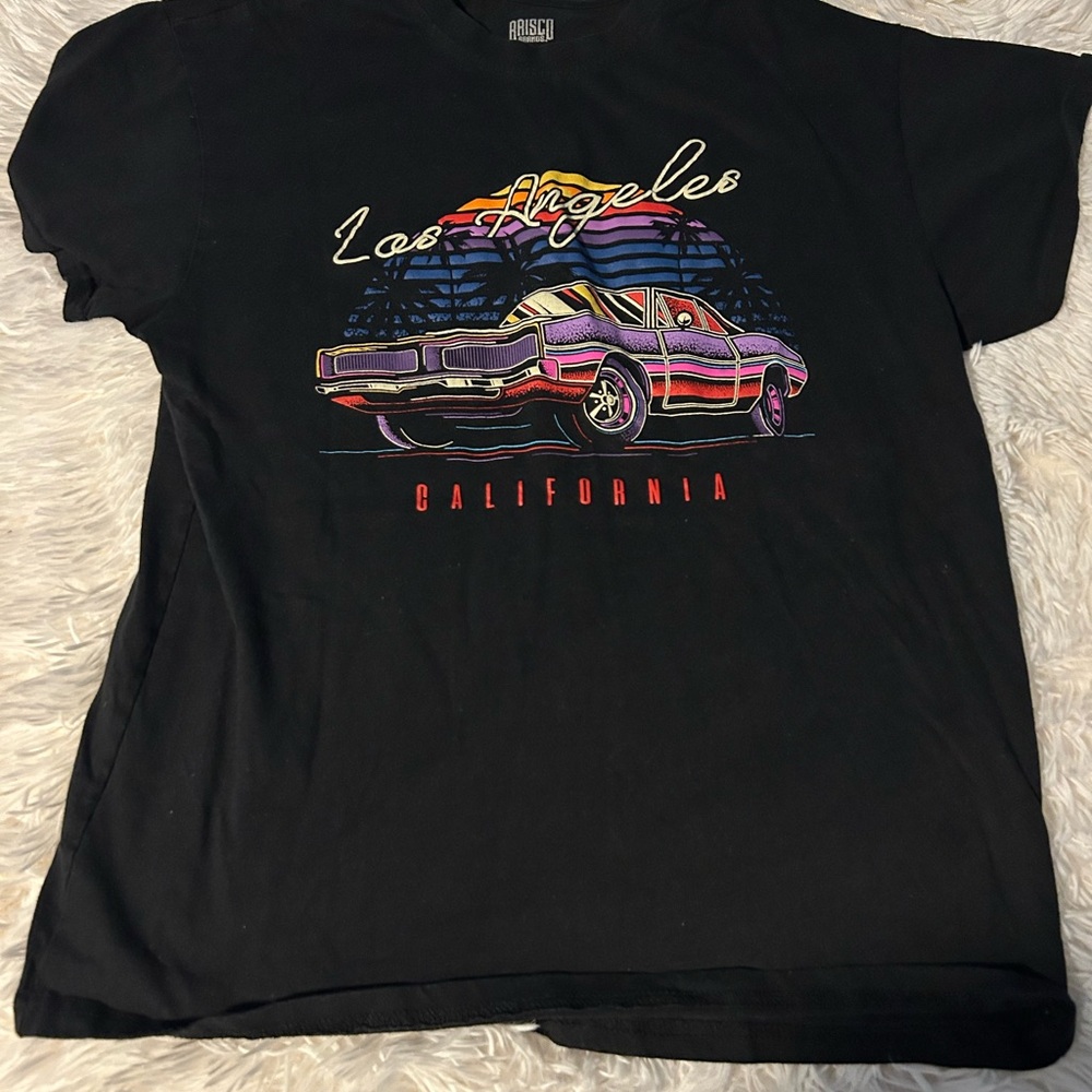 Black Los Angeles Graphic T-Shirt youth large